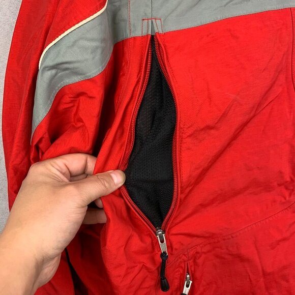 Vintage North Face Mens 3-in-1 Jacket Large Red Full Zip Nylon Coat Fleece Vest - Picture 3 of 16